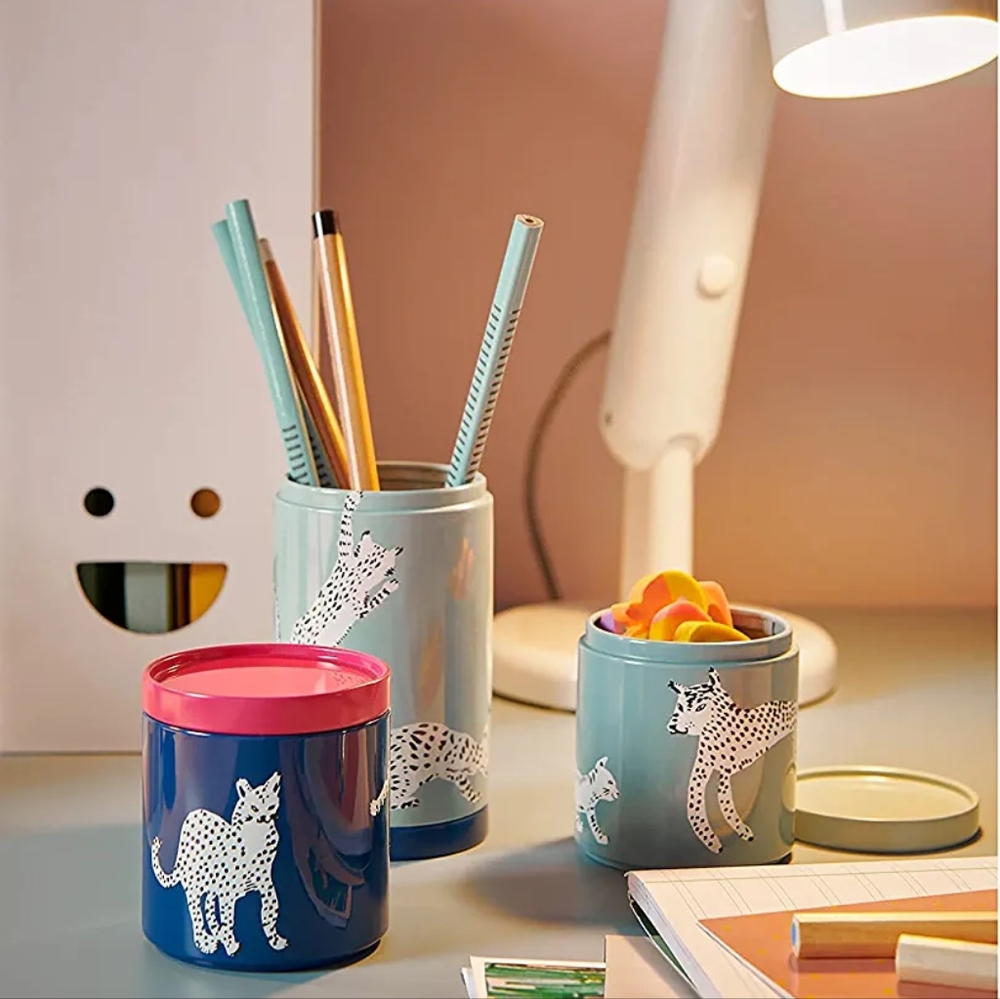 IKEA set of 3 office canisters